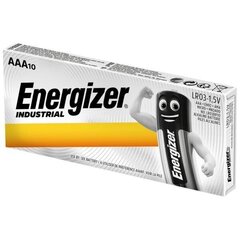 Aku Energizer industrial AAA - 1.5V, 10 tk hind ja info | Patareid | hansapost.ee