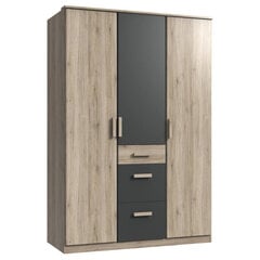 Шкаф Cariba, коричневый/серый цена и информация | Шкафчики | hansapost.ee