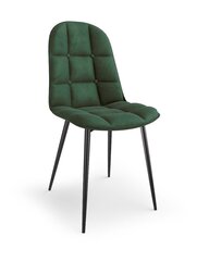 Комплект из 4 стульев K417, тёмно-зелёный цена и информация | Стулья для кухни и столовой | hansapost.ee