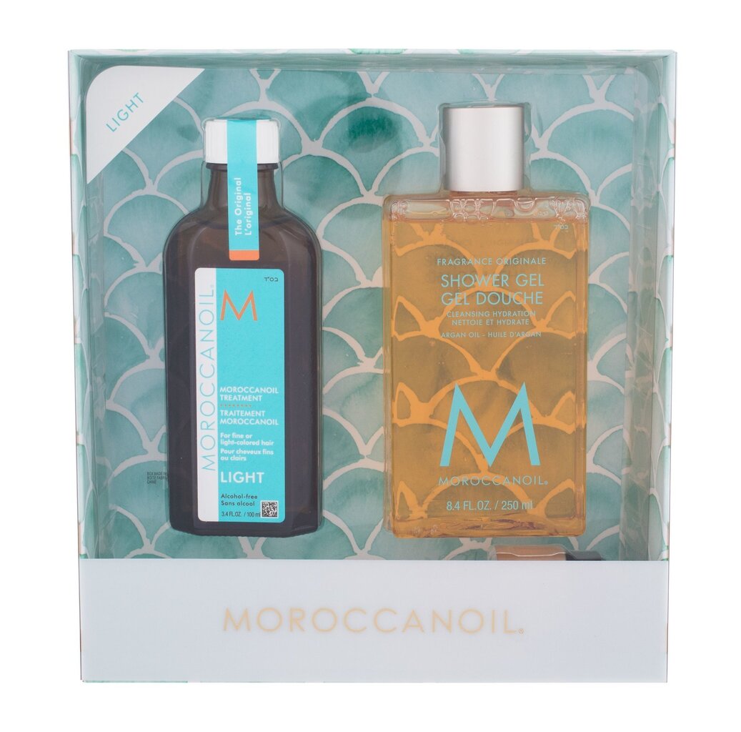 Komplekt Moroccanoil Summer Everyday Escape Light: juukseõli, 100 ml + dušigeel, 250 ml цена и информация | Juuksemaskid, õlid ja seerumid | hansapost.ee
