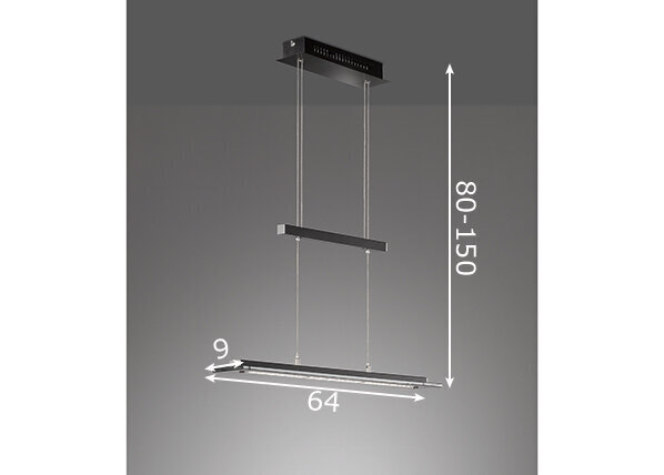 Laelamp Led Tenso TW, must цена и информация | Laelambid | hansapost.ee