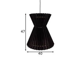 Потолочный светильник Maiden, черный цена и информация | Потолочный светильник, 38 x 38 x 24 см | hansapost.ee