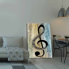 Репродукция Музыкальная нота цена и информация | Настенные деревянные декорации | hansapost.ee