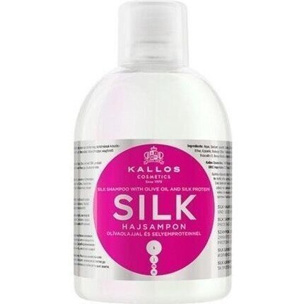 Kallos Cosmetics Silk šampoon 1000 ml цена и информация | Šampoonid | hansapost.ee