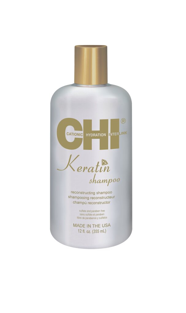 Šampoon kahjustatud juustele keratiiniga Chi Farouk Systems Keratin 355 ml hind ja info | Šampoonid | hansapost.ee