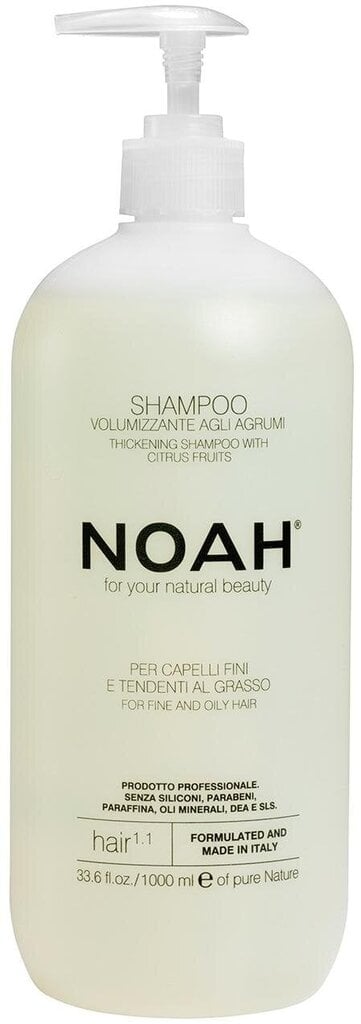 Šampoon rasustele juustele Noah 1000 ml hind ja info | Šampoonid | hansapost.ee