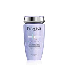 Kollast tooni neutraliseeriv šampoon heledatele juustele Kerastase Blond Absolu Bain Ultra-Violet 250 ml hind ja info | Šampoonid | hansapost.ee