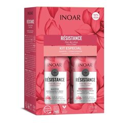 Juukseid niisutavate toodete komplekt INOAR Resistance Flor de Lotus Duo Kit: šampoon 250 ml + palsam 250 ml hind ja info | Šampoonid | hansapost.ee