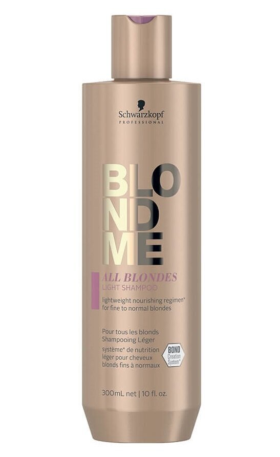 Šampoon õhukestele ja normaalsetele juustele Schwarzkopf Professional Blond Me All Blondes Light 300 ml hind ja info | Šampoonid | hansapost.ee