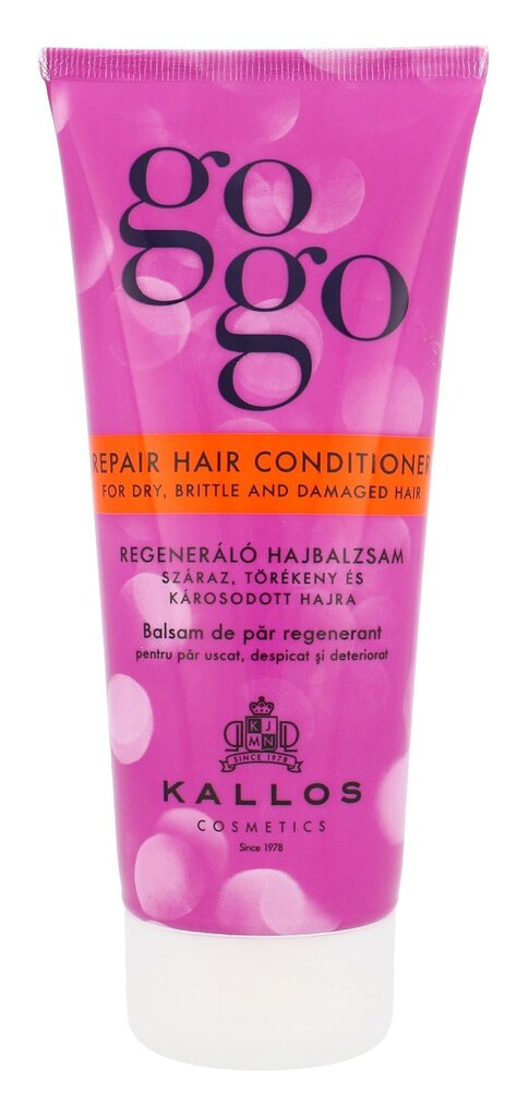 Kallos Cosmetics Gogo Repair palsam 200 ml price and information | Palsamid | hansapost.ee