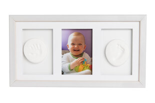 Kolmekordse raamiga komplekt Baby HandPrint, valge hind ja info | Baby HandPrint Beebikaubad | hansapost.ee