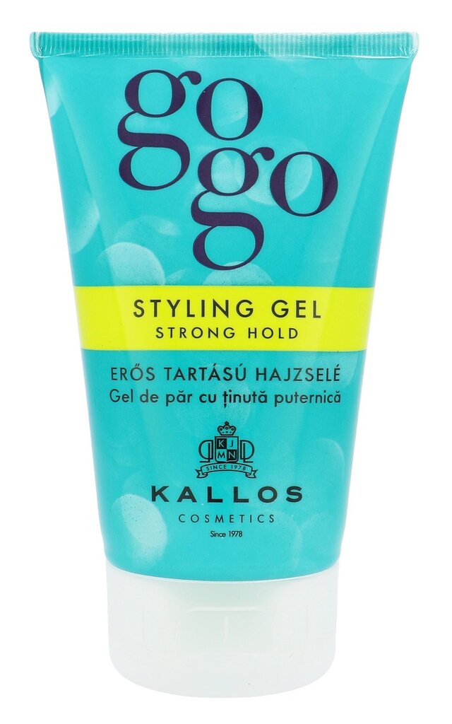 Tugev fikseeriv juuksegeel Kallos Gogo 125 ml price and information | Juuste viimistlusvahendid | hansapost.ee