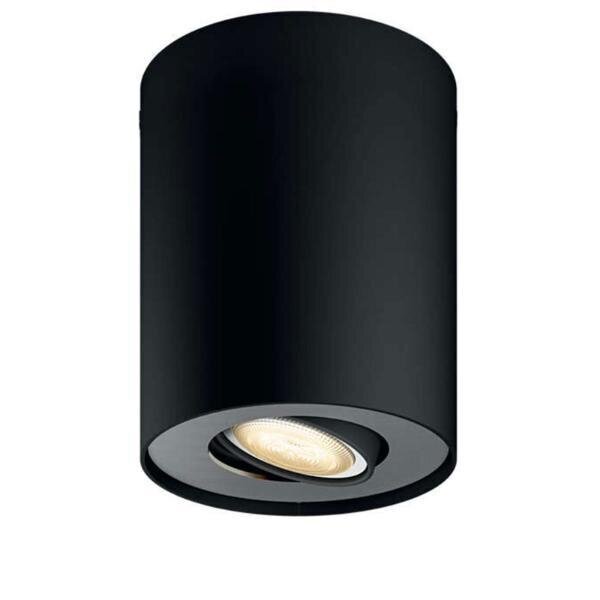 Philips Hue - Pillar Hue ext. spot single spot black 1 -White Ambiance Bluetooth hind ja info | Lambipirnid ja LED-pirnid | hansapost.ee