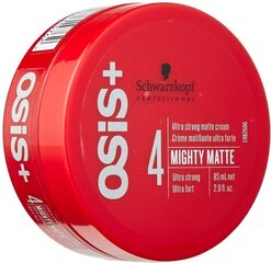 Ultra tugev juuksekreem Schwarzkopf Professional Osis+ Mighty Matte 85 ml hind ja info | Juuste viimistlusvahendid | hansapost.ee