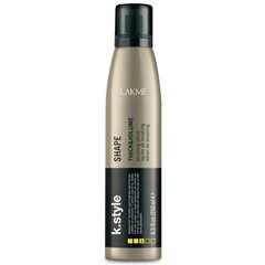 Kohevust andev juuksevedelik Lakme K.style Shape Thick & Volume 250 ml hind ja info | Juuste viimistlusvahendid | hansapost.ee