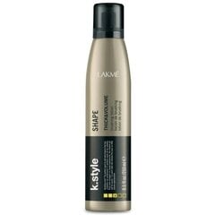 Kohevust andev juuksevedelik Lakme K.style Shape Thick & Volume 250 ml hind ja info | Juuste viimistlusvahendid | hansapost.ee