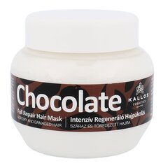 Mask kuivadele ja kahjustatud juustele Kallos Chocolate 275 ml hind ja info | Juuksemaskid, õlid ja seerumid | hansapost.ee