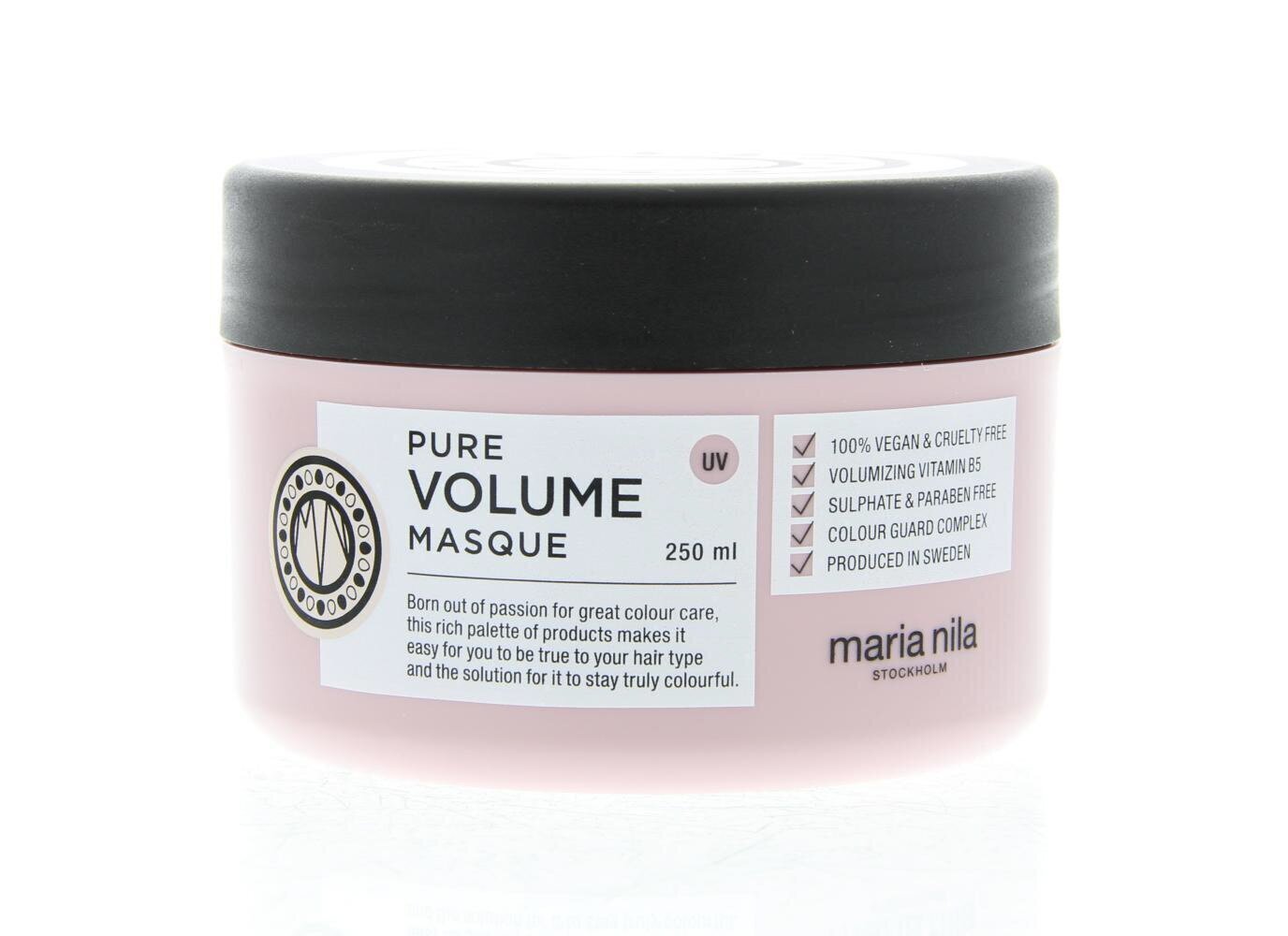 Juuksemask Maria Nila Pure Volume, 250 ml цена и информация | Juuksemaskid, õlid ja seerumid | hansapost.ee