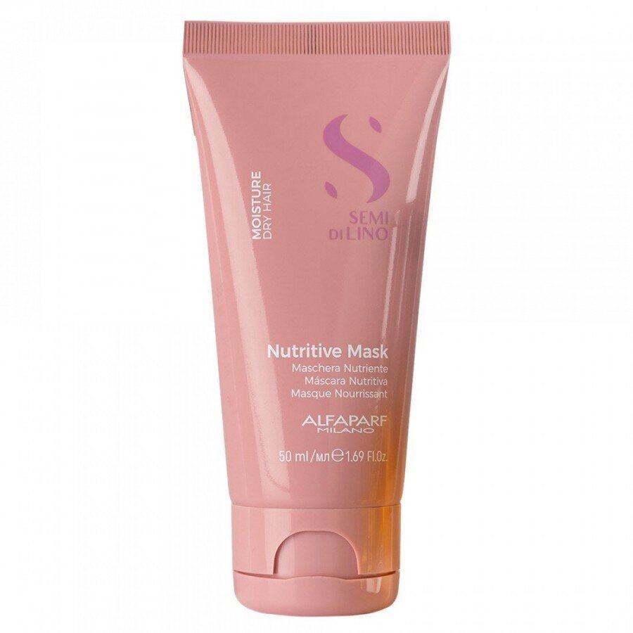 Toitev juuksemask Alfaparf Milano Semi Di Lino Moisture Nutritive 50 ml цена и информация | Juuksemaskid, õlid ja seerumid | hansapost.ee