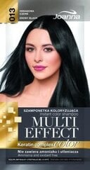 Окрашивающий шампунь для волос Joanna Multi Effect 35 г, 013 Ebony Black цена и информация | Краска для волос | hansapost.ee