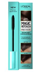 Juuksetušš L'oreal Paris Magic Retouch Precision 8 ml, Dark Brown hind ja info | Juuksevärvid | hansapost.ee