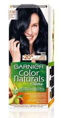 Стойкая краска для волос Garnier Color Naturals, Jet Black цена и информация | Краска для волос | hansapost.ee