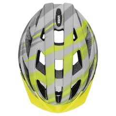 Велосипедный шлем Uvex Air Wing cc, серый/зеленый цена и информация | Шлемы | hansapost.ee