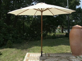 Cолнцезащитный зонт Patio Poly 3 м, белый   цена и информация | Patio Мебель и домашний интерьер | hansapost.ee