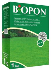 Удобрение для газона со мхом BIOPON, 1 кг цена и информация | Сухие удобрения | hansapost.ee