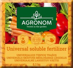 Agronom универсальное растворимое удобрение NPK 14-11-25 цена и информация | Сухие удобрения | hansapost.ee