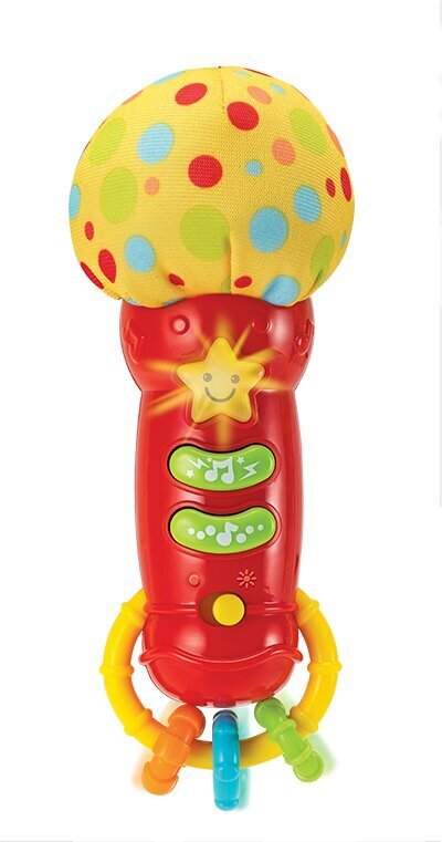 WinFun beebi mikrofon heli ja valgusega цена и информация | Beebide mänguasjad | hansapost.ee