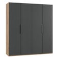 Шкаф Level36A F12554, серый/коричневый