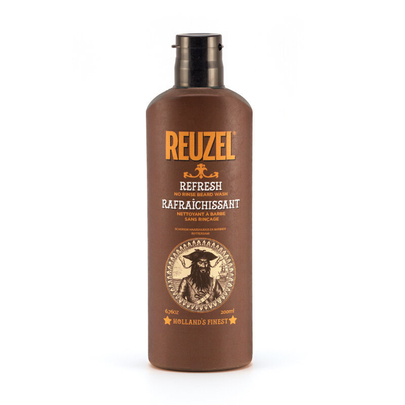 REUZEL Refresh No Rinse Beard Wash habeme šampoon 200 ml hind ja info | Raseerimisvahendid | hansapost.ee