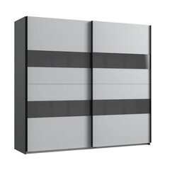 Шкаф Altona2 светло-серый/темно-серый 225 см цена и информация | Шкафы | hansapost.ee