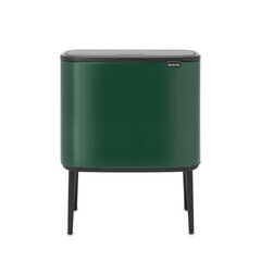 Мусорный бак Brabantia Touch Bin Bo, 36 л, зеленая цена и информация | Мусорные баки | hansapost.ee