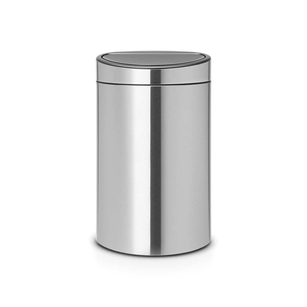 Brabantia Touch Bin puudutusele avanev prügikast 40L, matt teras hind ja info | Prügikastid | hansapost.ee