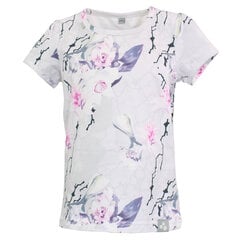 Huppa футболка для девочек JADENA, белый-пестрый 907157570 цена и информация | Рубашки для девочек | hansapost.ee