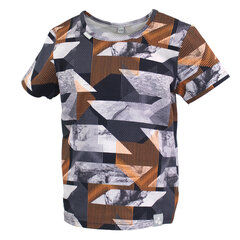 Huppa футболка для мальчиков JEIDEL, черный-пестрый 907157851 цена и информация | Рубашки для мальчиков | hansapost.ee