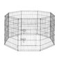 SAVIC DOG PARK 3 aedik 61 x 107 cm, tsink, 8 paneeli hind ja info | Transpordipuurid, -kotid ja aedikud | hansapost.ee