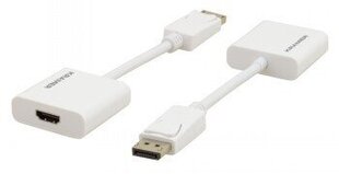 KRAMER ADC-DPM/HF/UHD ADAPTER CABLE: DISPLAYPORT (M) TO HDMI (F) (1') 0.3M hind ja info | USB adapterid ja jagajad | hansapost.ee