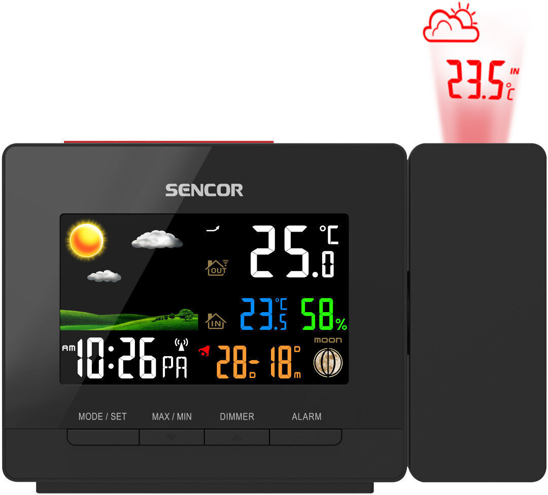 Ilmajaam Sencor SWS5400 hind ja info |  Termomeetrid ja niiskuse mõõtjad | hansapost.ee