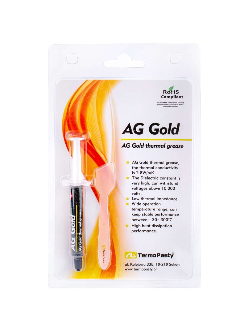 AG Gold 3g цена и информация | Termopastad | hansapost.ee