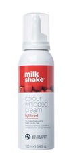 Milkshake COLOUR WHIPPED CREAM Juustesse jäetav kaitsev hooldusvaht kõikidele juuksetüüpidele 100 ml, Light Red hind ja info | Juuksevärvid | hansapost.ee