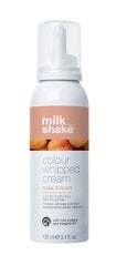 Milkshake COLOUR WHIPPED CREAM Juustesse jäetav kaitsev hooldusvaht kõikidele juuksetüüpidele 100 ml, Rose Brown hind ja info | Juuksevärvid | hansapost.ee