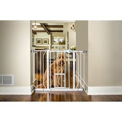Ворота безопасности для собак Carlson, с маленькой дверцей цена и информация | Средства по уходу за животными | hansapost.ee