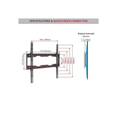 Настенное крепление для ТВ Barkan ND300 цена и информация | Инструменты крепления | hansapost.ee