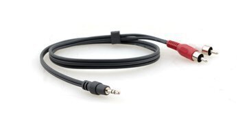 KRAMER C-A35M/2RAM-15 3.5MM STEREO AUDIO TO TWO RCA (MALE - MALE) CABLE (15') 4.6M hind ja info | Juhtmed ja kaablid | hansapost.ee
