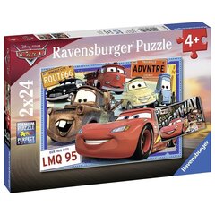 Ravensburger pusle 2x24 tk Autod 3 hind ja info | Pusled lastele ja täiskasvanutele | hansapost.ee