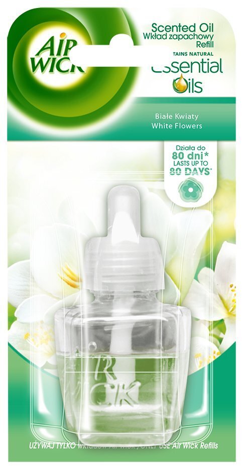 AirWick õhuvärskendaja täide White Flowers, 19 ml цена и информация | Õhuvärskendajad | hansapost.ee