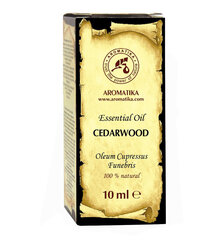 Эфирное масло кедра Aromatika, 10 мл цена и информация | Эфирные, косметические масла, гидролаты | hansapost.ee
